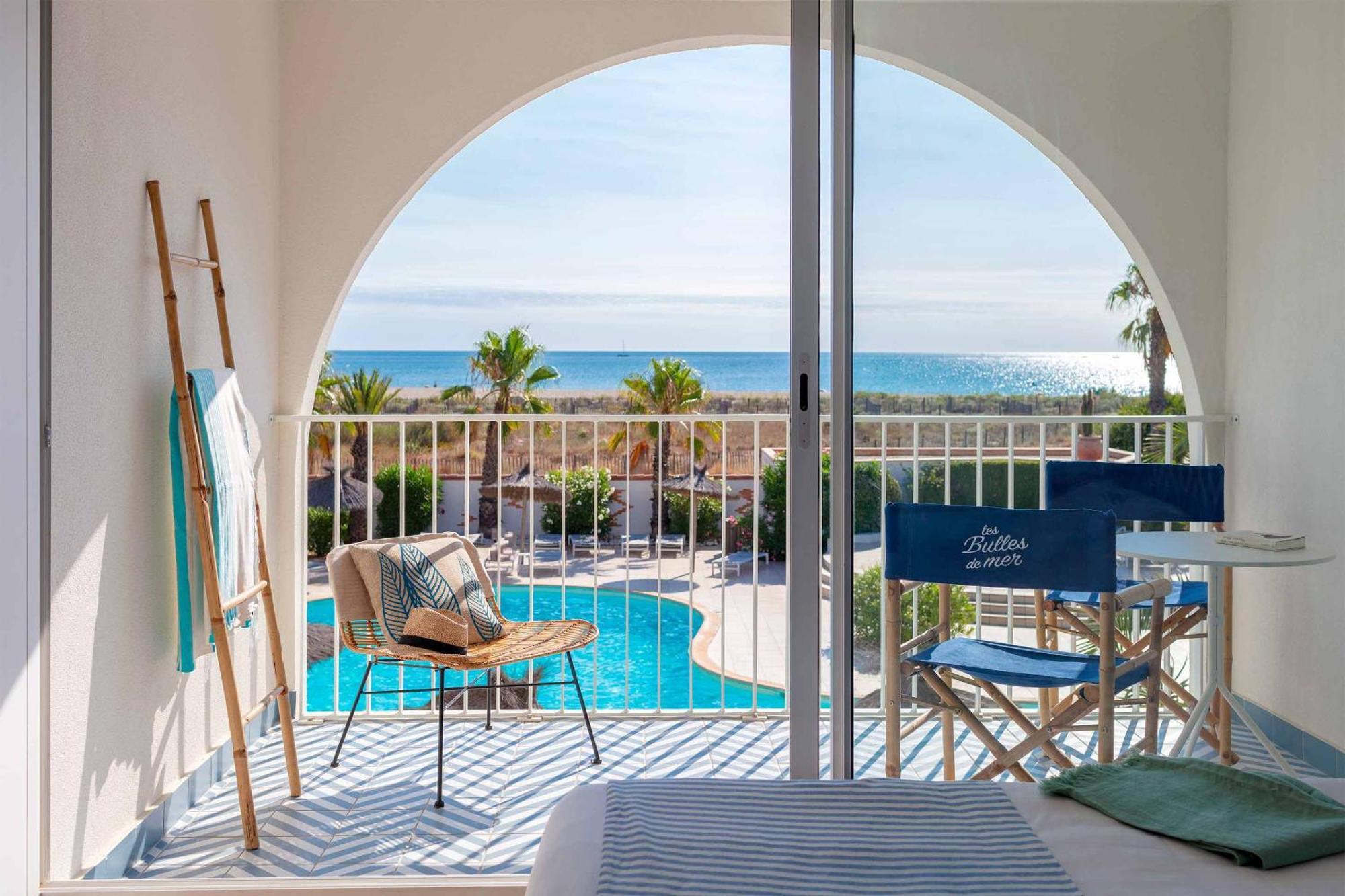 Les Bulles De Mer - Hotel & Spa Sur La Plage Saint-Cyprien  Eksteriør billede