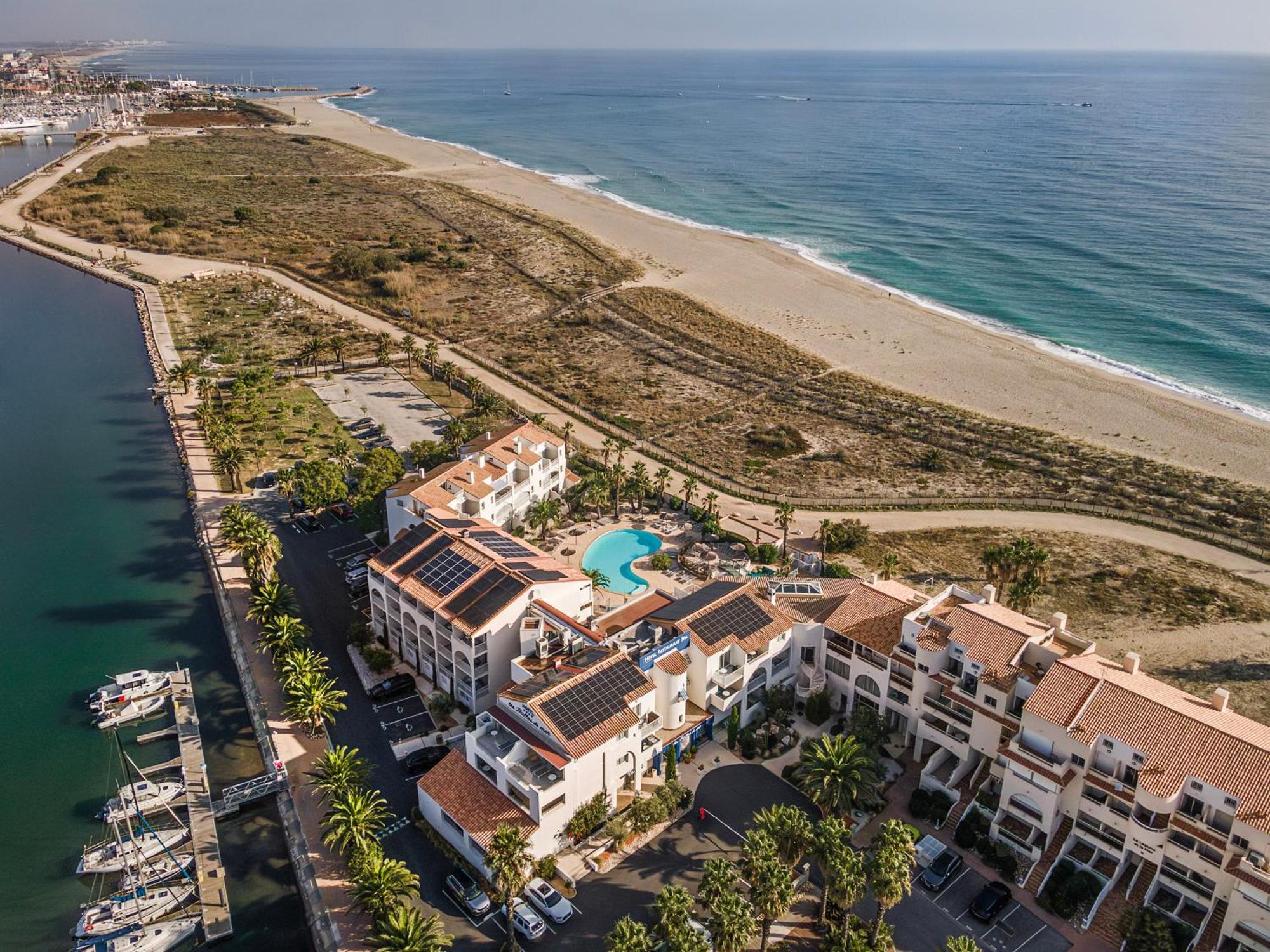 Les Bulles De Mer - Hotel & Spa Sur La Plage Saint-Cyprien  Eksteriør billede