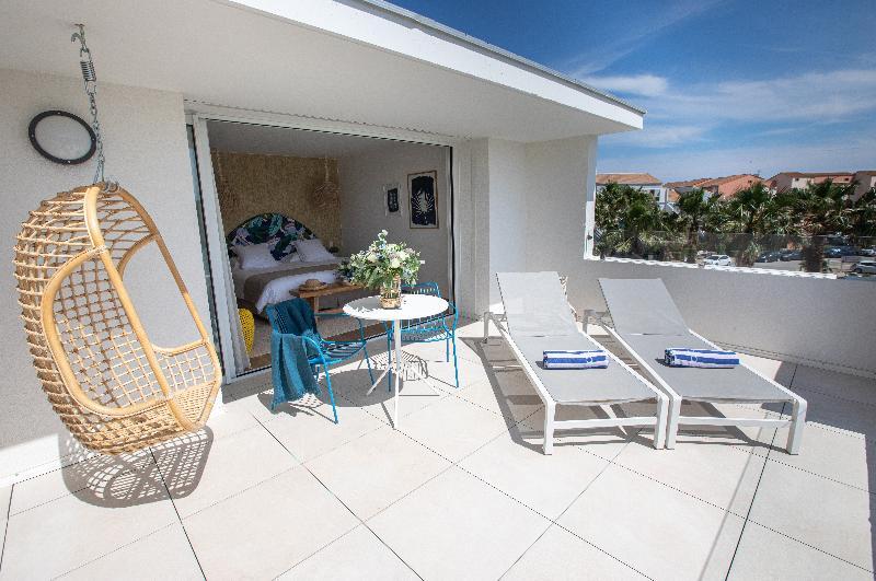 Les Bulles De Mer - Hotel & Spa Sur La Plage Saint-Cyprien  Eksteriør billede